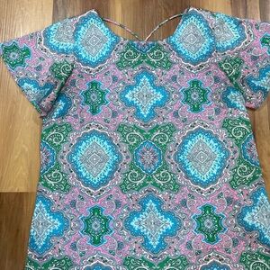 Talbots Multicolor Paisley Blouse